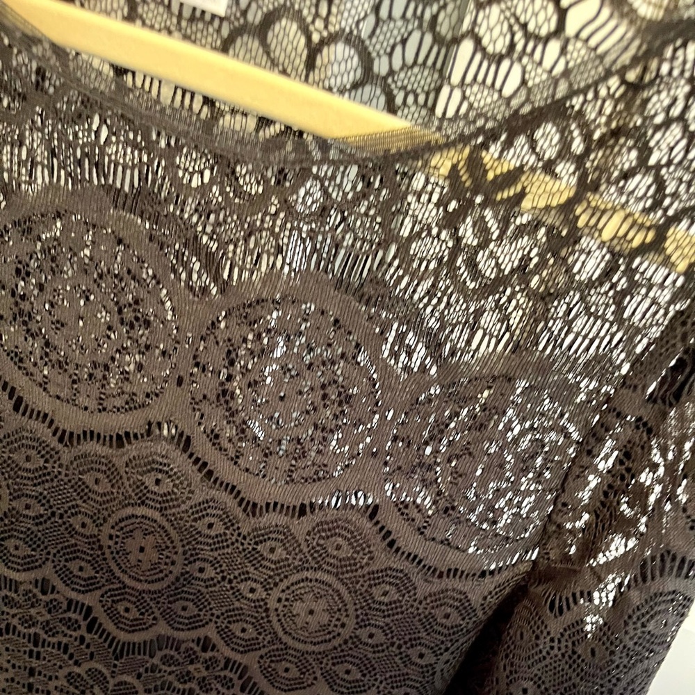 Black lace top